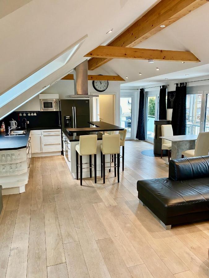 Apartament Luxurioeses Studio Im Zentrum, Balkon, Kamin, Klima Ravensburg Zewnętrze zdjęcie