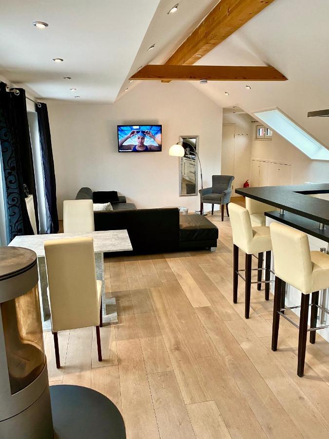 Apartament Luxurioeses Studio Im Zentrum, Balkon, Kamin, Klima Ravensburg Zewnętrze zdjęcie