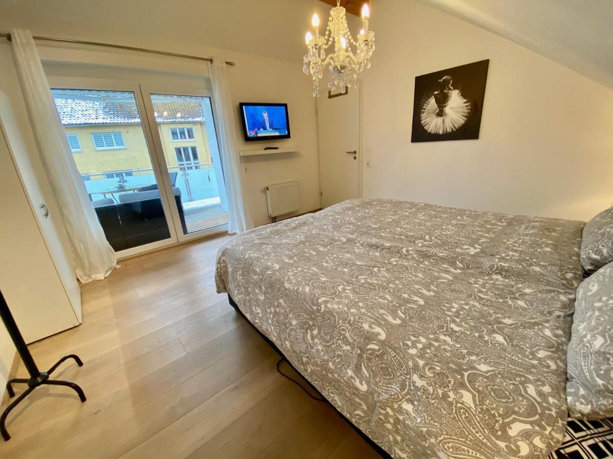 Apartament Luxurioeses Studio Im Zentrum, Balkon, Kamin, Klima Ravensburg Zewnętrze zdjęcie