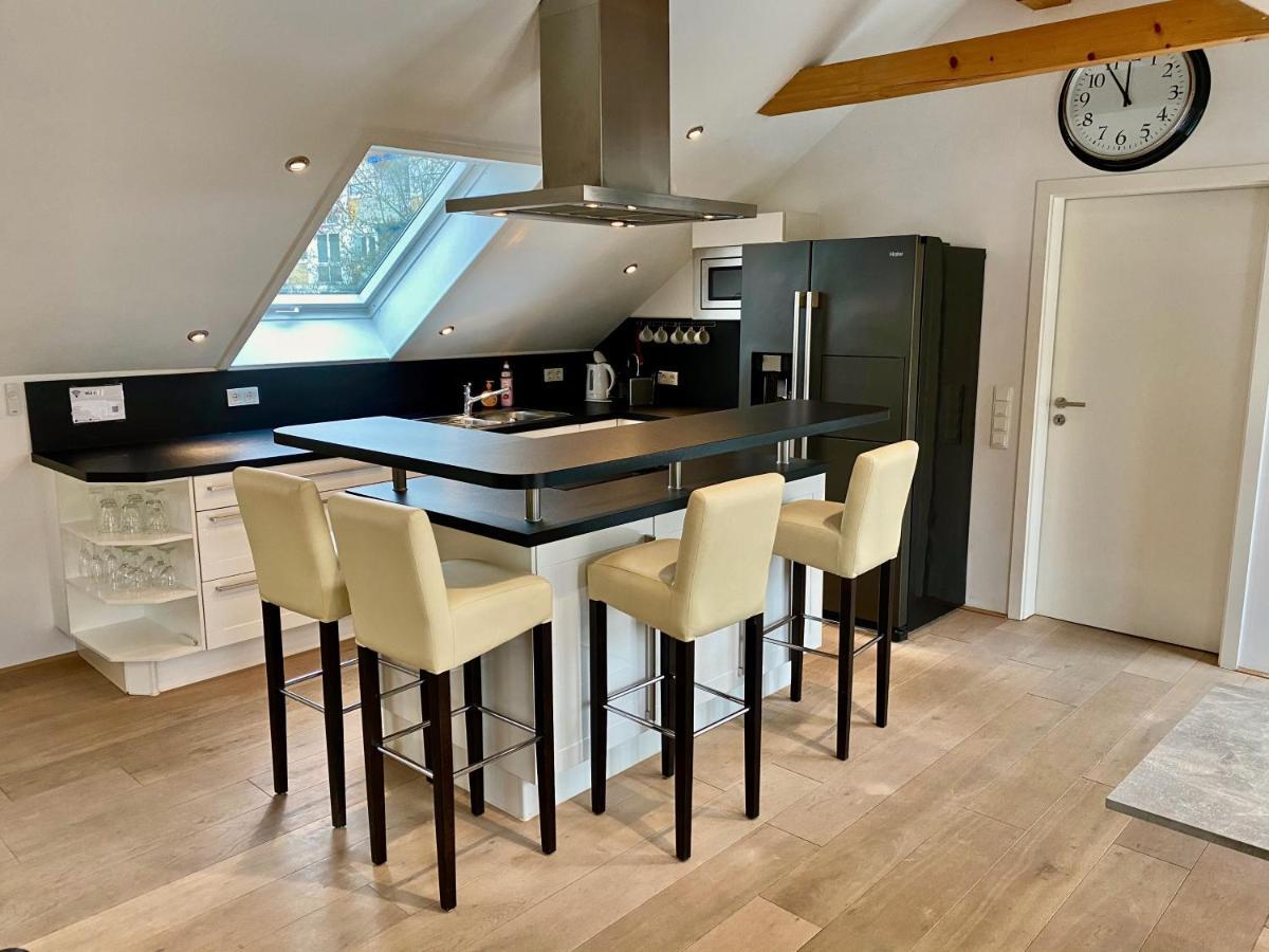 Apartament Luxurioeses Studio Im Zentrum, Balkon, Kamin, Klima Ravensburg Zewnętrze zdjęcie